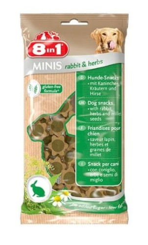 Przejdź do produktu Smakołyki dla psa z królikiem 100g 8in1
