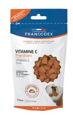 Przejdź do produktu Przysmaki z witaminą C dla świnek morskich 50g Francodex