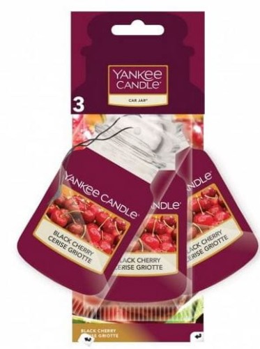 Przejdź do produktu Yankee Candle zapach do samochodu Car Jar Black Cherry 3 szt
