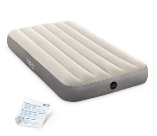 Przejdź do produktu Materac dmuchany do spania jednoosobowy Intex 64101