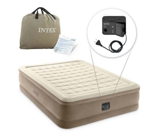 Przejdź do produktu Materac dmuchany do spania pompka 230V INTEX 64428