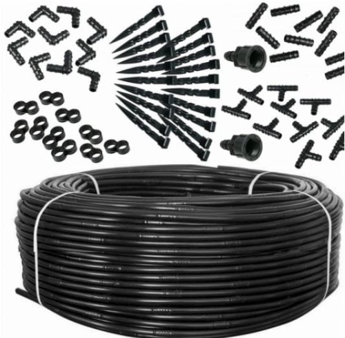 Przejdź do produktu WĄŻ OGRODOWY LINIA KROPLUJĄCA 200m+122ELEM W-WA