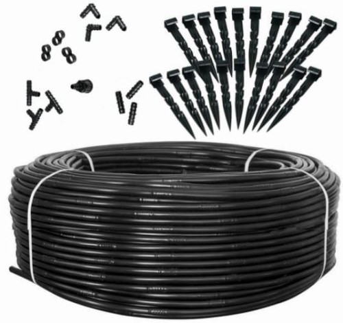 Przejdź do produktu Linia kroplująca wąż do nawadniania 50m + złączki 33 elementy