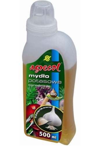 Przejdź do produktu Mydło potasowe czosnkowe Agrecol 0,5l