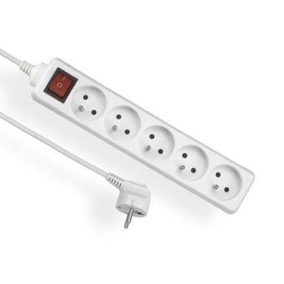 Przejdź do produktu Przedłużacz 3m 5-gniazdowy z wyłącznikiem Elgotech 5030