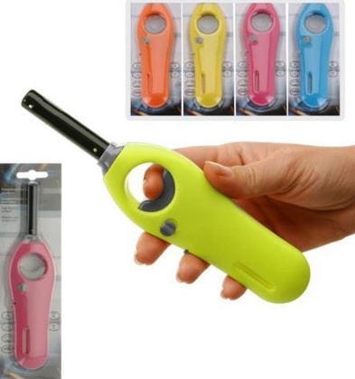 Przejdź do produktu Zapalniczka do zniczy pieca kominka zapalarka do gazu z blokadą 19cm 206244