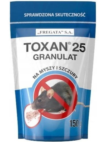 Przejdź do produktu Trutka na szczury myszy  granulat Toxan 150g