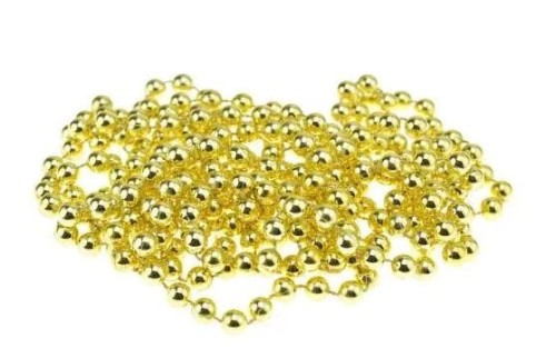 Przejdź do produktu Łańcuch złoty z koralików 270cm 482977