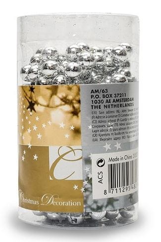 Przejdź do produktu Łańcuch srebrny z koralików 270cm 482984