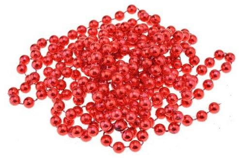 Przejdź do produktu Łańcuch czerwony z koralików 270cm 482991