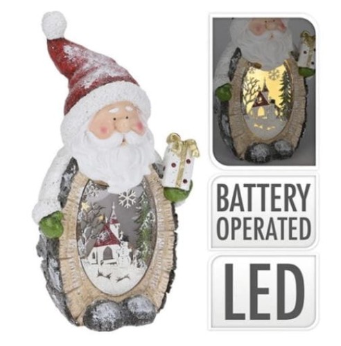 Przejdź do produktu Figurka Św. Mikołaja z LED 52cm 