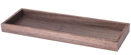 Przejdź do produktu Taca dekoracyjna 14x40cm brązowa 925146