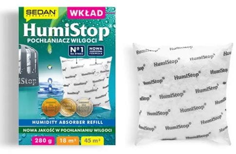 Przejdź do produktu Wkłady do pochłaniacza wilgoci HUMISTOP 1szt 0291