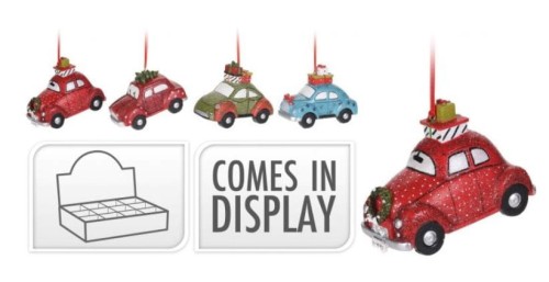 Przejdź do produktu Ozdoba wisząca samochód 12cm 221466