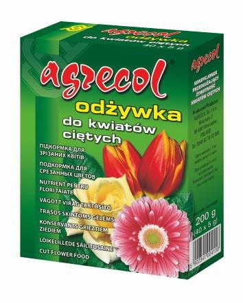 Przejdź do produktu Kondycjoner do kwiatów ciętych 40x5g odżywka AGRECOL 