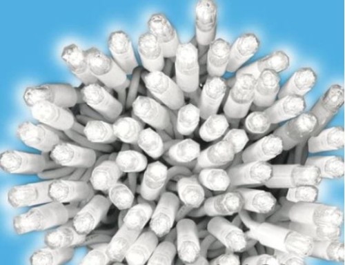 Przejdź do produktu Lampki zewnętrzne białe ryż 100L biały przewód 33-229