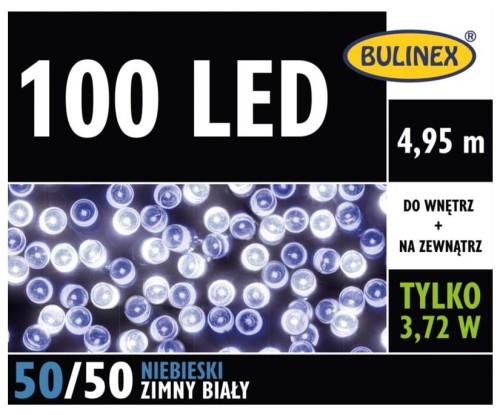 Przejdź do produktu Lampki choinkowe 100 Led 4,95m 13-119 Bulinex