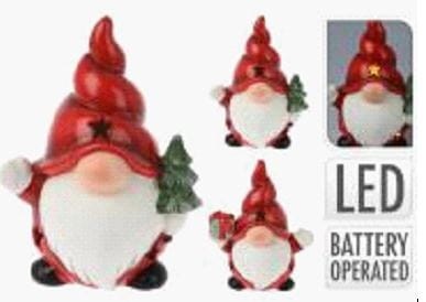 Przejdź do produktu Figurka Mikołaj LED 18cm  004282