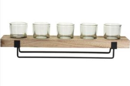 Przejdź do produktu Świecznik 46cm na 5 tealight 247163