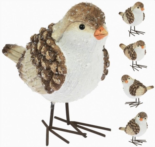 Przejdź do produktu Figurka ptak zimowa ozdoba 15cm 868832