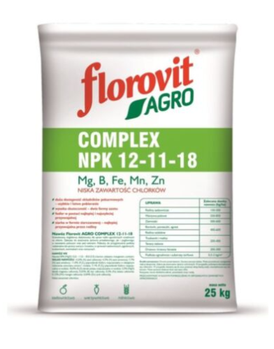 Przejdź do produktu Nawóz AGRO COMPLEX 12-11-18 25 kg FLOROVIT