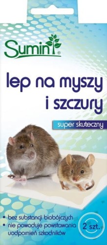 Przejdź do produktu Lep na myszy i szczury 2 szt Sumin 