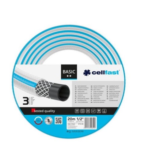 Przejdź do produktu Wąż ogrodowy 1/2 20 metrów szlauf Basic Cellfast 10-400