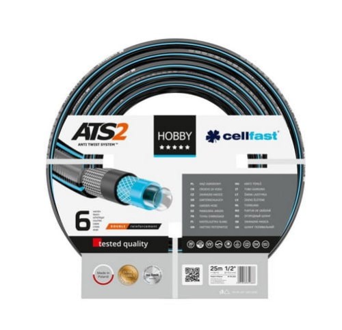 Przejdź do produktu Wąż ogrodowy HOBBY ATS 1/2" 25 m szlauf Cellfast 16-200
