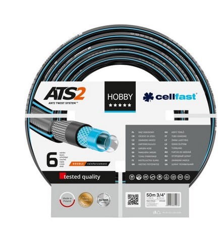 Przejdź do produktu Wąż ogrodowy 3/4 50 m Hobby Cellfast 16-221