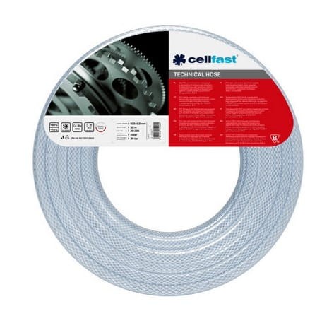 Przejdź do produktu Wąż techniczny zbrojony 14 × 3 mm 50 m Cellfast 20-206