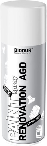 Przejdź do produktu Emalia do renowacji AGD 400 ml biała Biodur 7750