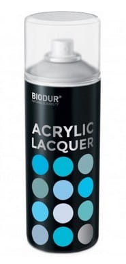 Przejdź do produktu Lakier bezbarwny spray Biodur 7712 szybkoschnący