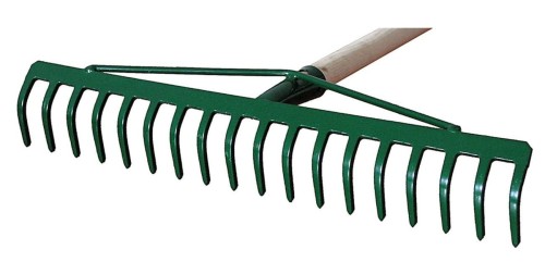 Przejdź do produktu Grabie 18-zębne z pałąkiem z trzonkiem Kard 186