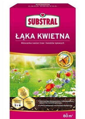 Przejdź do produktu Trawa trawnik kwiatowa łąka 800 g Substral