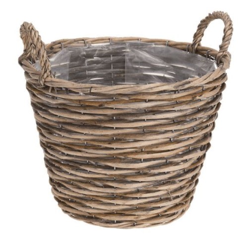 Przejdź do produktu Koszyk wiklinowy okrągły 3 szt 31 cm 455988