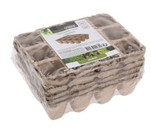 Przejdź do produktu Paletka doniczka torfowa 12 otworów 6 sztuk 142311