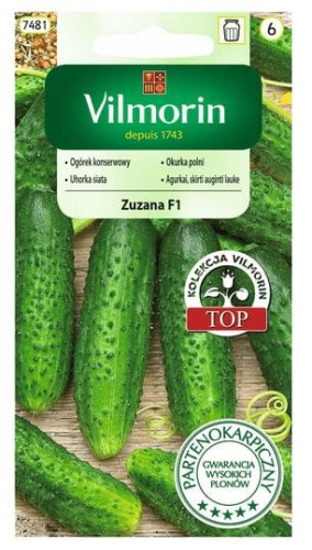 Przejdź do produktu Ogórek konserwowy Zuzana F1 nasiona 3 g Vilmorin
