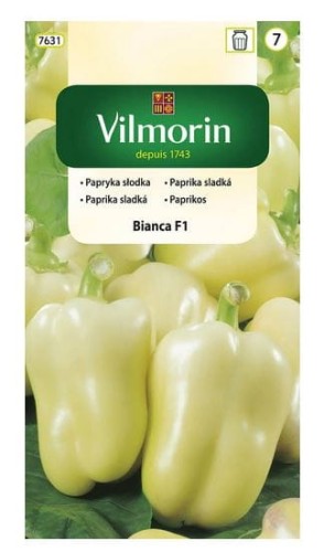 Przejdź do produktu Papryka słodka biała Bianca F1  Vilmorin 7 nasion