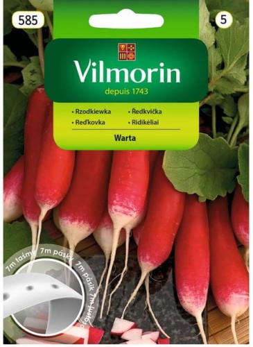 Przejdź do produktu Rzodkiewka Warta F1 nasiona na taśmie 7 m Vilmorin