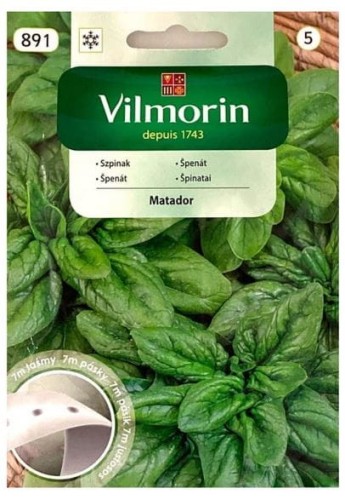 Przejdź do produktu Szpinak Matador nasiona na taśmie 7 m Vilmorin