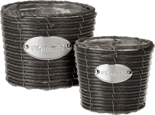 Przejdź do produktu Osłonka doniczka 2 szt 171687