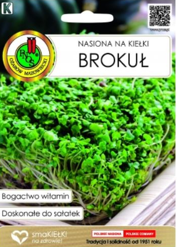 Przejdź do produktu Nasiona na Kiełki Brokuł 100 g PNOS