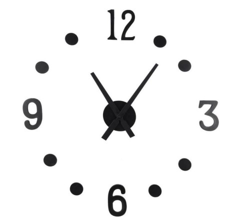 Przejdź do produktu Zegar naścienny Zrób to sam czarny 083613