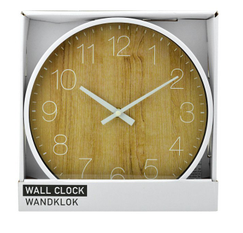 Przejdź do produktu Zegar ścienny analogowy 25cm 839821