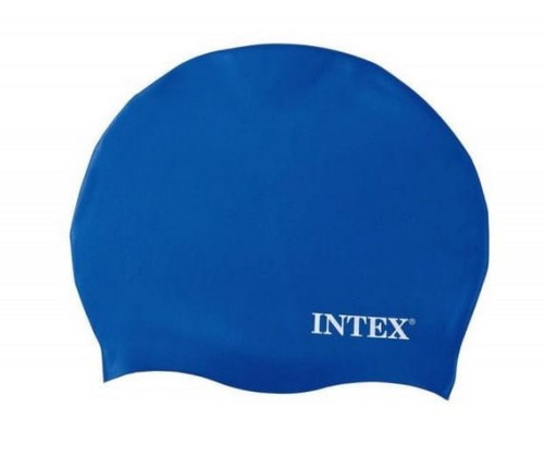 Przejdź do produktu Czepek pływacki na basen silikonowy +8L niebieski 55991 INTEX