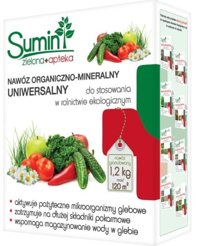 Przejdź do produktu Nawóz organiczny uniwersalny 1,2 kg Sumin