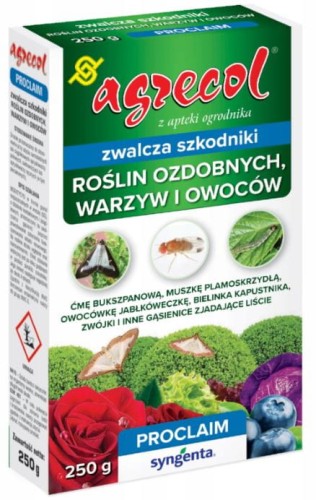 Przejdź do produktu Proclaim 250g ćma bukszpanowa muszka gąsienica Agrecol