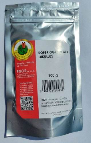 Przejdź do produktu Koper ogrodowy Lukullus 100 g Pnos