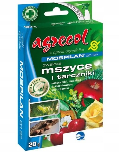 Przejdź do produktu Mospilan 20g zwalcza szkodniki roślin ozdobnych AGRECOL