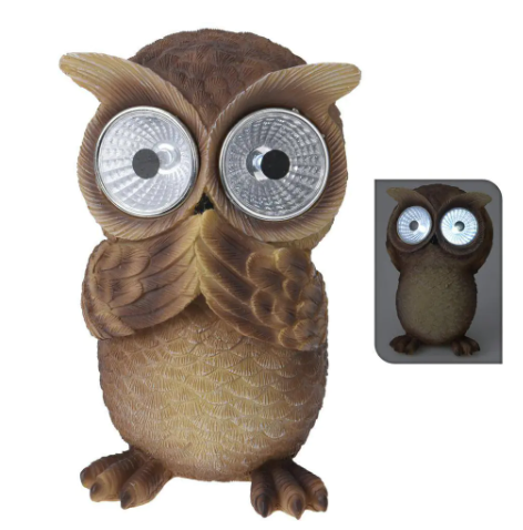 Przejdź do produktu Figurka sowa świecące oczy lampy solarne 132640
